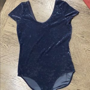 American Eagle Velvet Body Suit